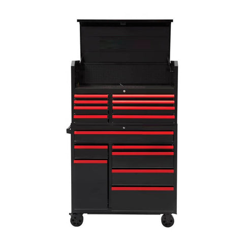 Drawer Ball-bearing Steel Tool Chest (Black)