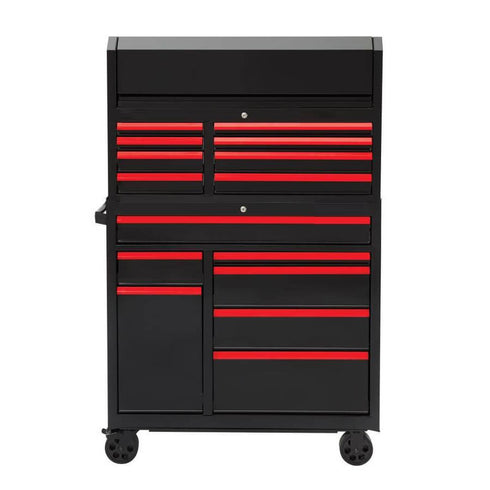 Drawer Ball-bearing Steel Tool Chest (Black)
